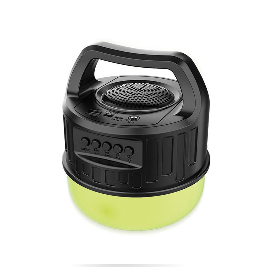 EKOTEK Rechargeable Boombox with Subwoofer & Light