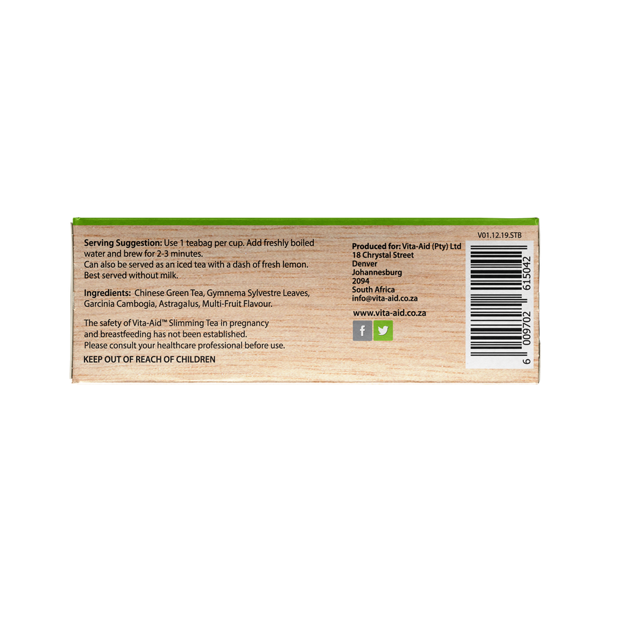 Vita-Aid Slimming Tea Multi fruit Flavour 20s
