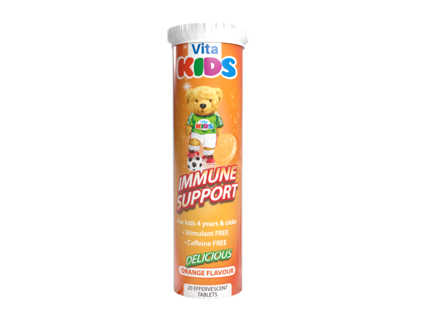 Vita Kids Immune Support Effervescent Tablets 20s Orange