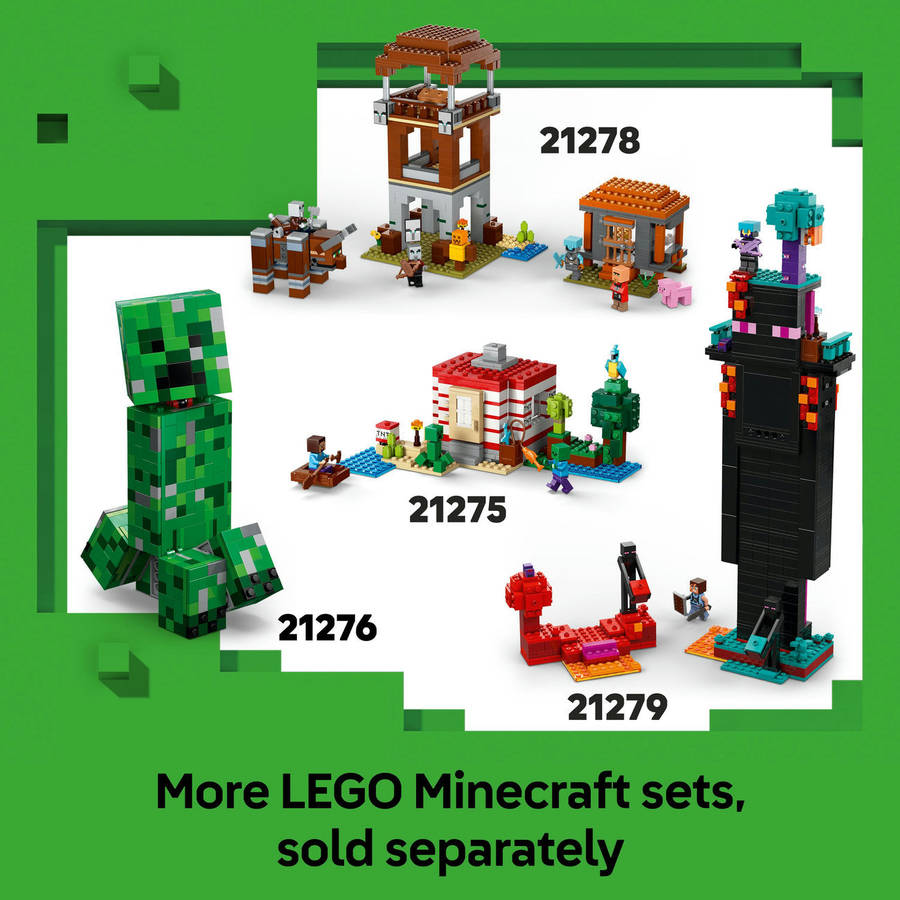 LEGO® Minecraft® The Pickaxe Mine Gamer-Room Decor and Axe Toy 21277