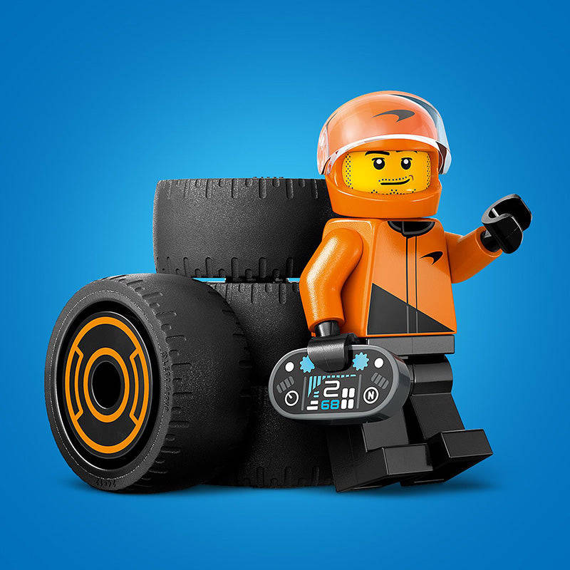 LEGO® City F1 Driver with McLaren Race Car Toy Playset 60442