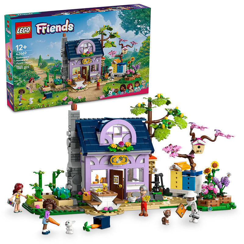 LEGO® Friends Beekeepers House and Flower Garden Building Kit 42669