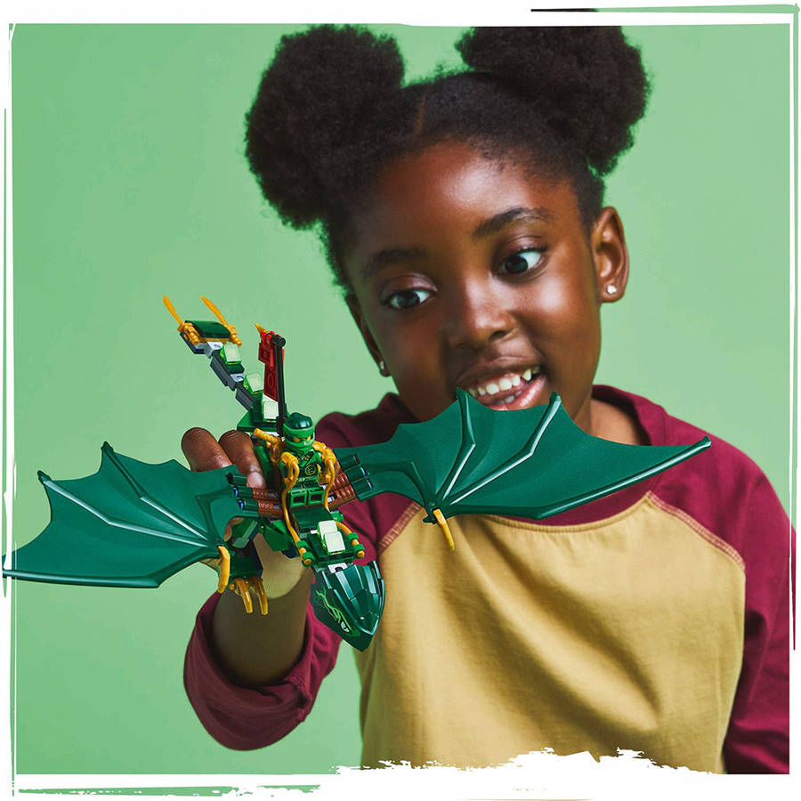 LEGO® NINJAGO® Lloyds Green Forest Dragon Toy for Kids 71829
