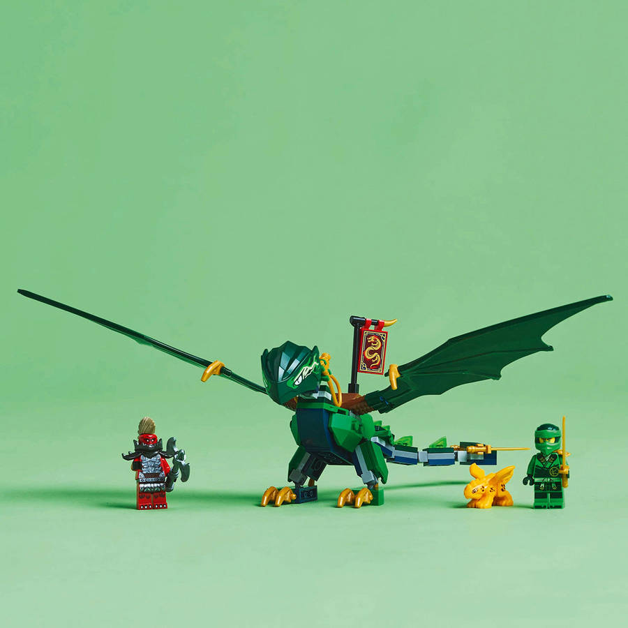LEGO® NINJAGO® Lloyds Green Forest Dragon Toy for Kids 71829