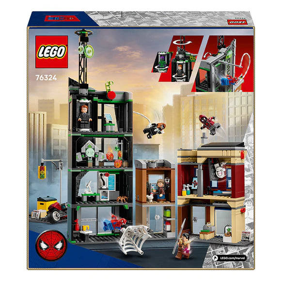 LEGO® ǀ Marvel Spider-Man vs. Oscorp, Kids Super Hero Building Kit 76324