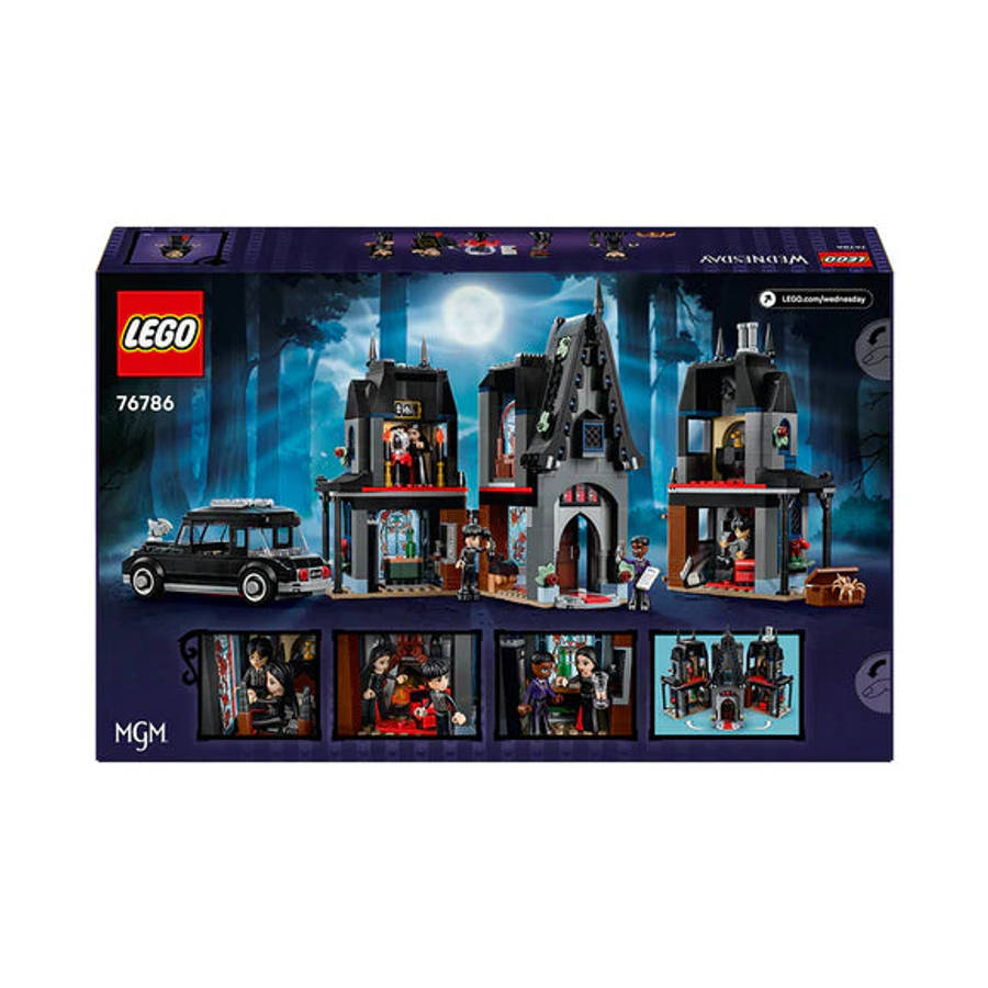 LEGO® Wednesday Morticias Cottage Halloween Gift, Model Building Kit 76786