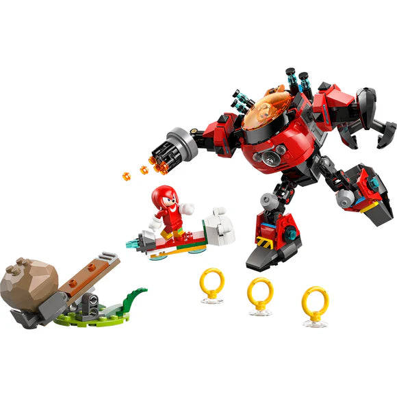 LEGO® Sonic the Hedgehog Knuckles vs. Dr. Eggman Egg Crusher Mech Toy Set 77005