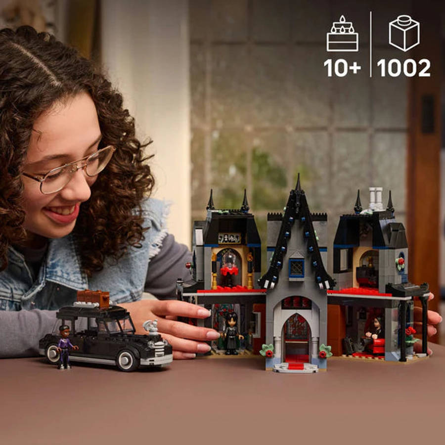 LEGO® Wednesday Morticias Cottage Halloween Gift, Model Building Kit 76786
