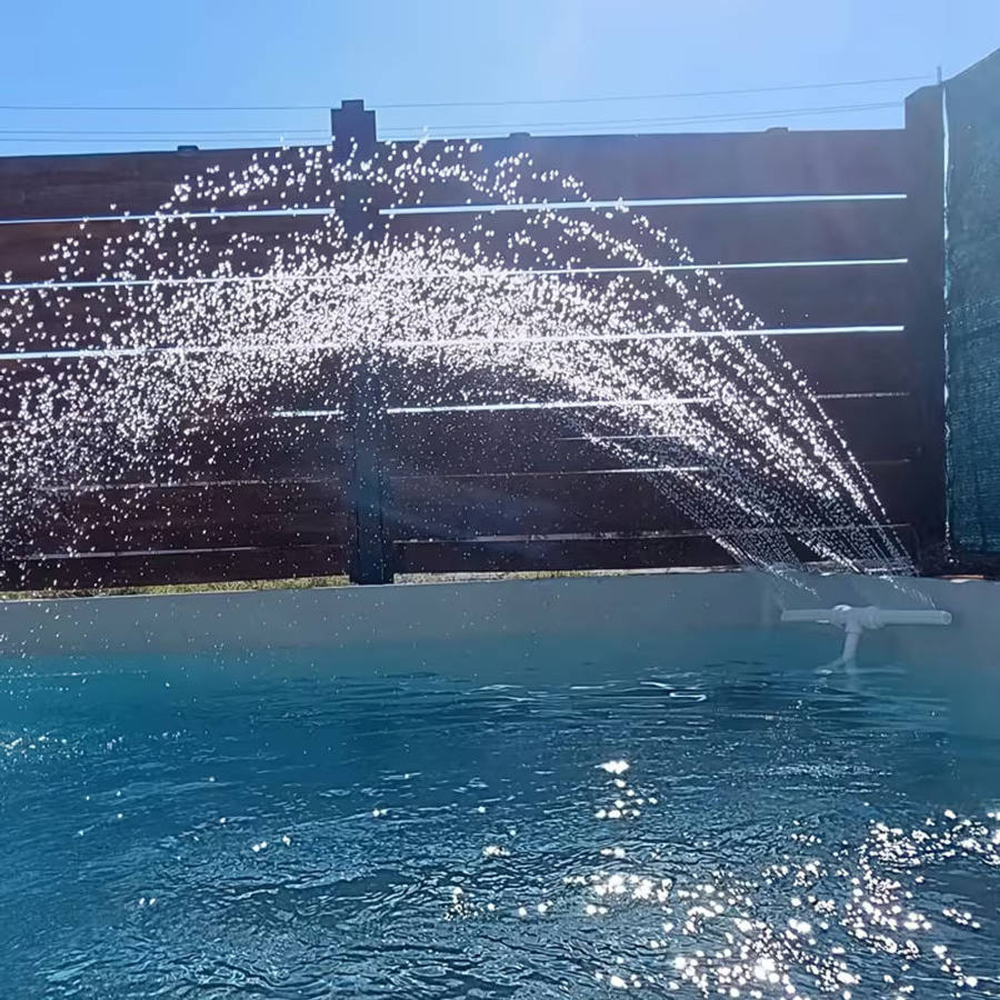 Dual Nozzle Pool Waterfall Fountain