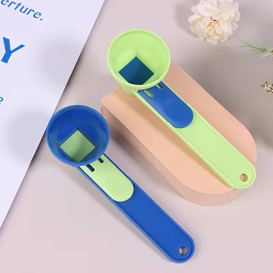 PowderPro Sliding Funnel Scoop - Blue