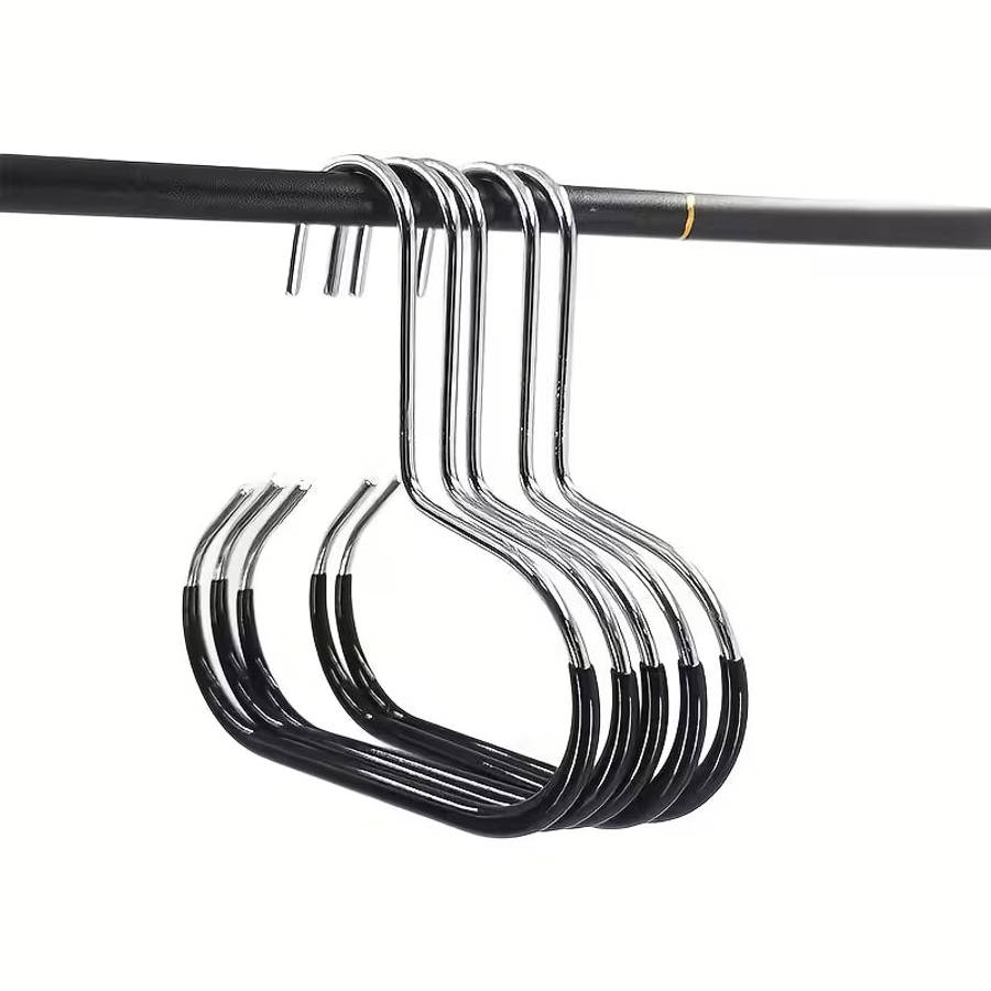 Black Metal Hanger - Cap, Scarf Tie Hangers - 5 pack