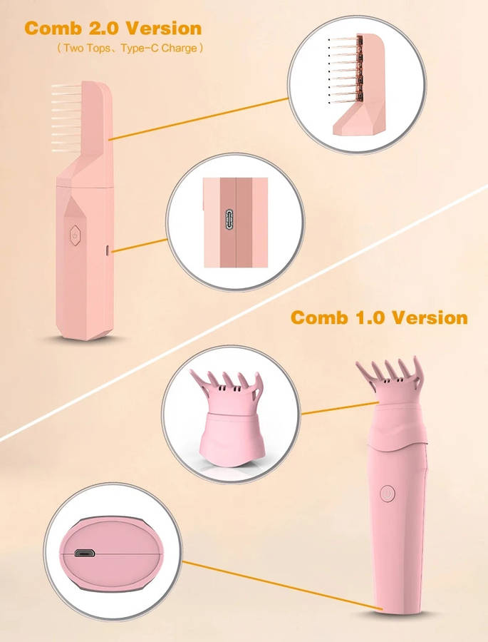 Electric Incense Burner with Extra Comb Head/White