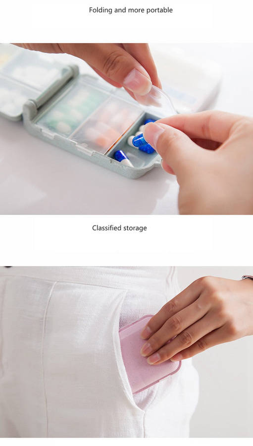 Three-layer Travel Pill Case
