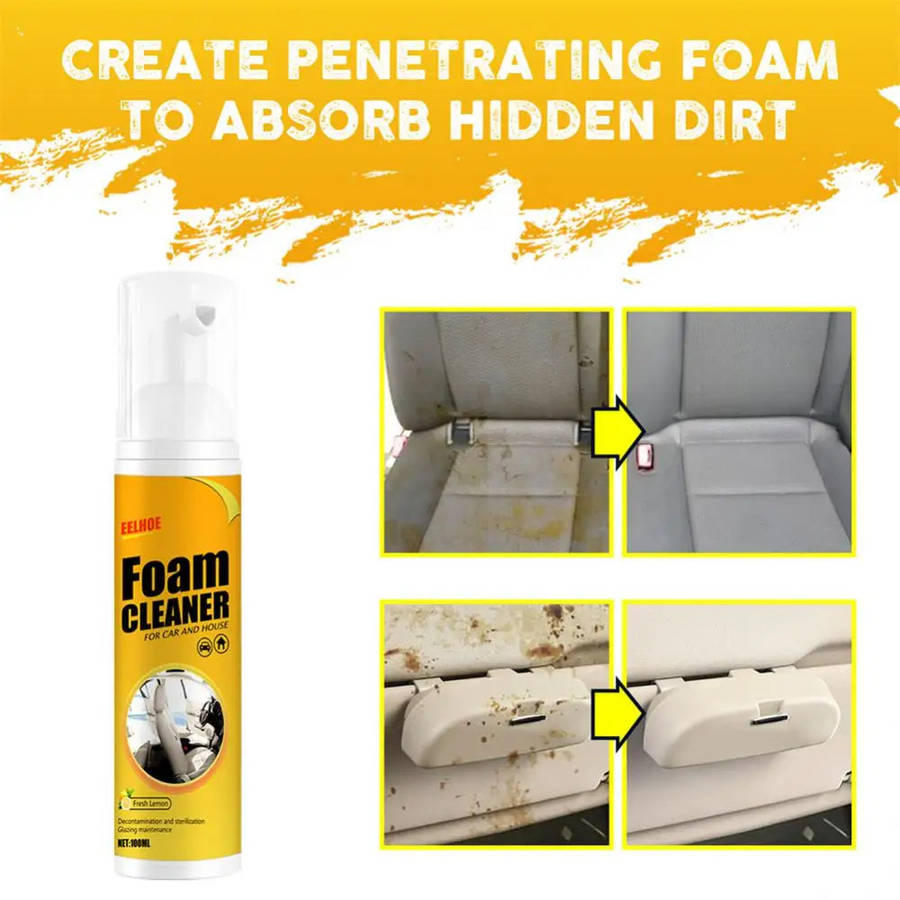 100ml Home and Car Multifunctional Powerful Foam Cleaning Kit