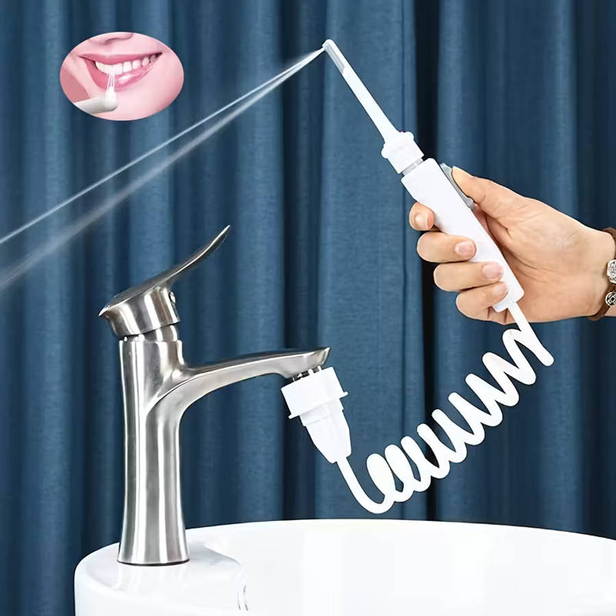 Faucet-Connected Oral Irrigator  Portable Dental Water Flosser