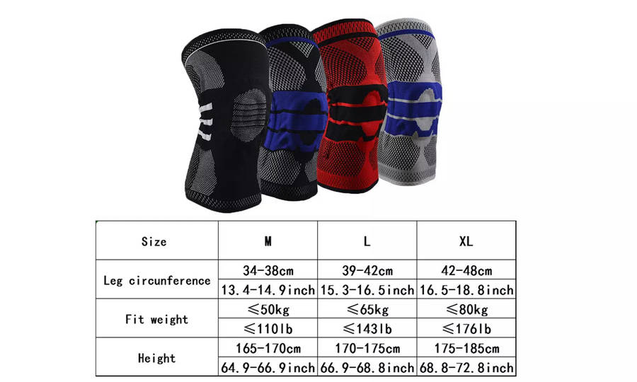 Silicone Knee Brace-L