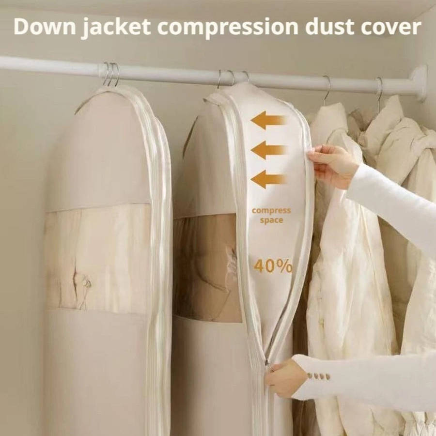 ClearGuard Hanging Garment Compression Bag -LARGE