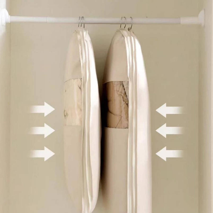 ClearGuard Hanging Garment Compression Bag -LARGE