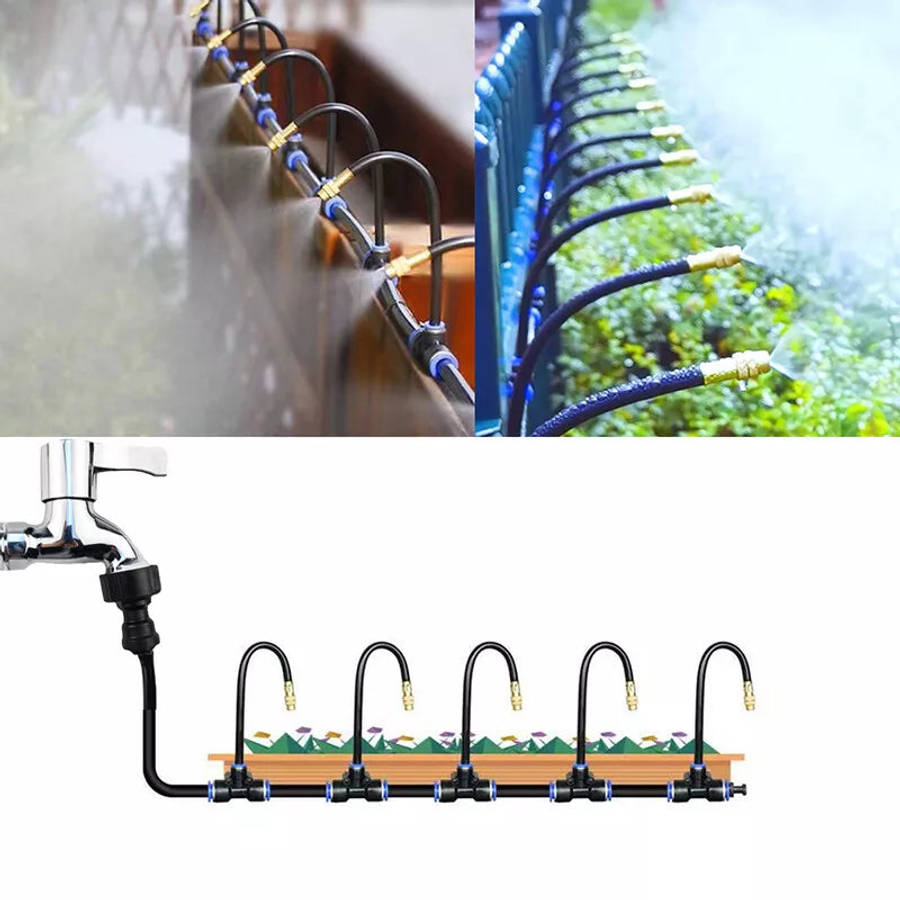 Drip Irrigation Kit with Adjustable Flow