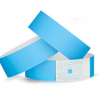 Synthetic Paper Wristbands for Events  (Plain)