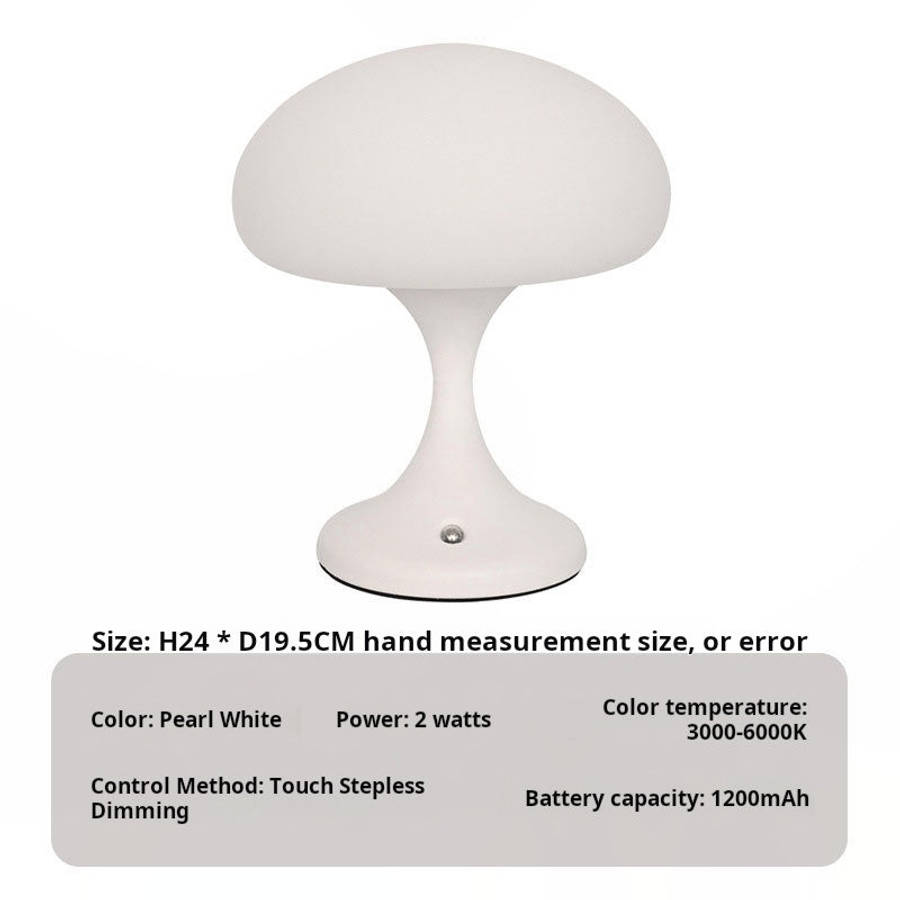 Rechargeable Jellyfish Table Lamp  Touch Dimming LED