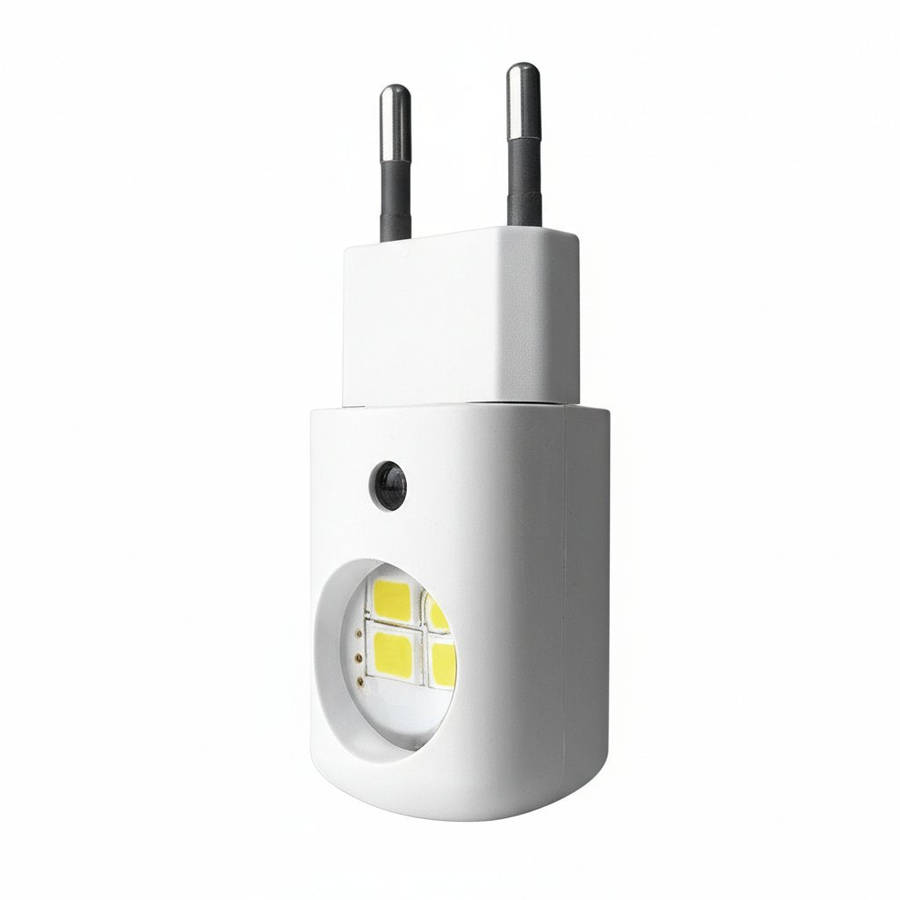 LumiLiving Mini LED Night Light 6-Pack | Plug-In Dusk-to-Dawn Sensor | Warm White