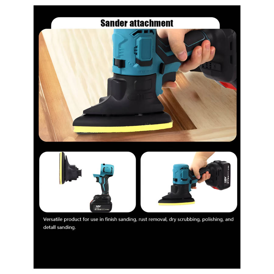 15-in-1 Cordless Multi-Head Power Tool Attachment with 2 48V Batteries