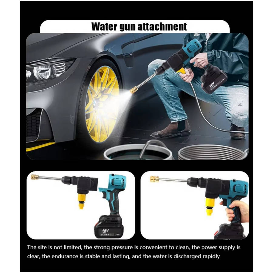 15-in-1 Cordless Multi-Head Power Tool Attachment with 2 48V Batteries