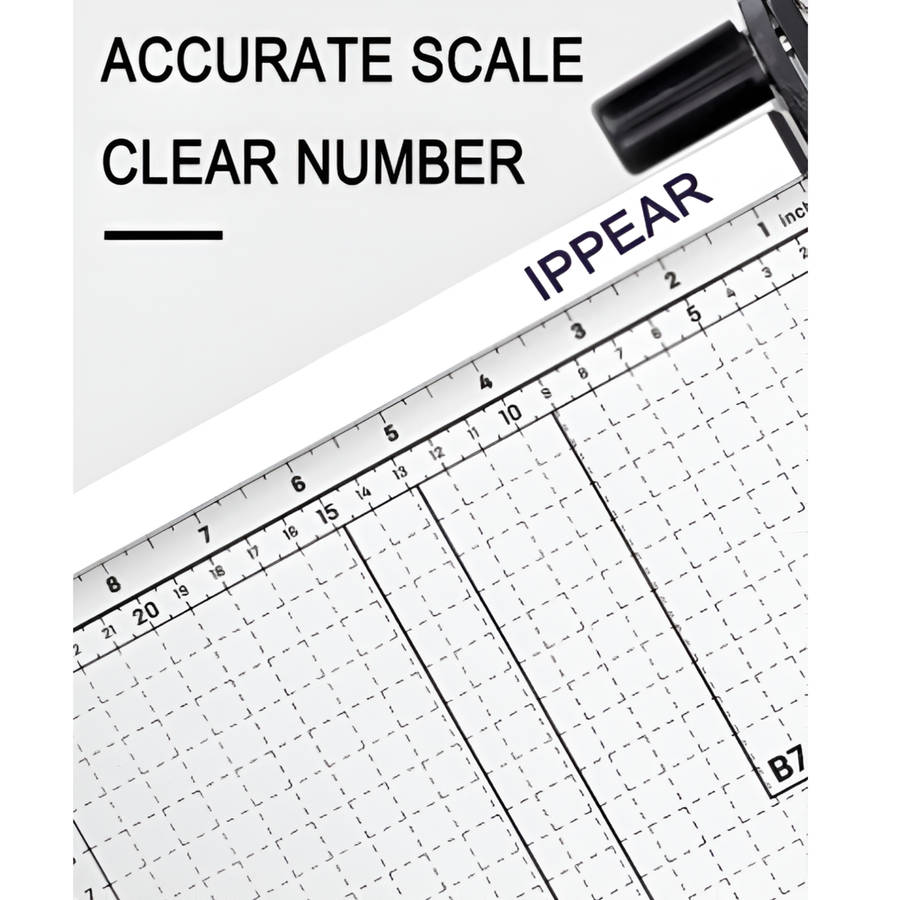 Precision A4 Guillotine Paper Cutter with Wood Base FB-23