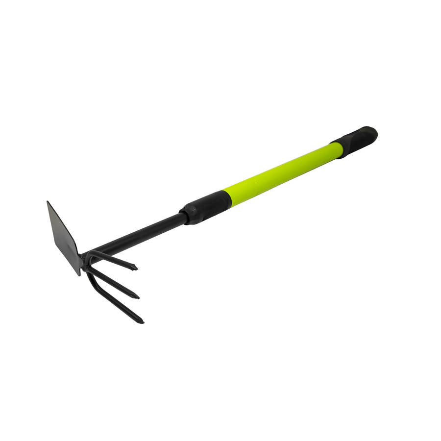 99.2cm 99.2cm Adjustable Telescopic Hoe and Fork Tiller with Dual Heads