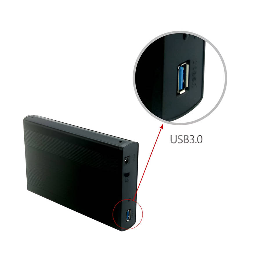 2.5 Inch Portable USB 3.0 Hard Drive External Case