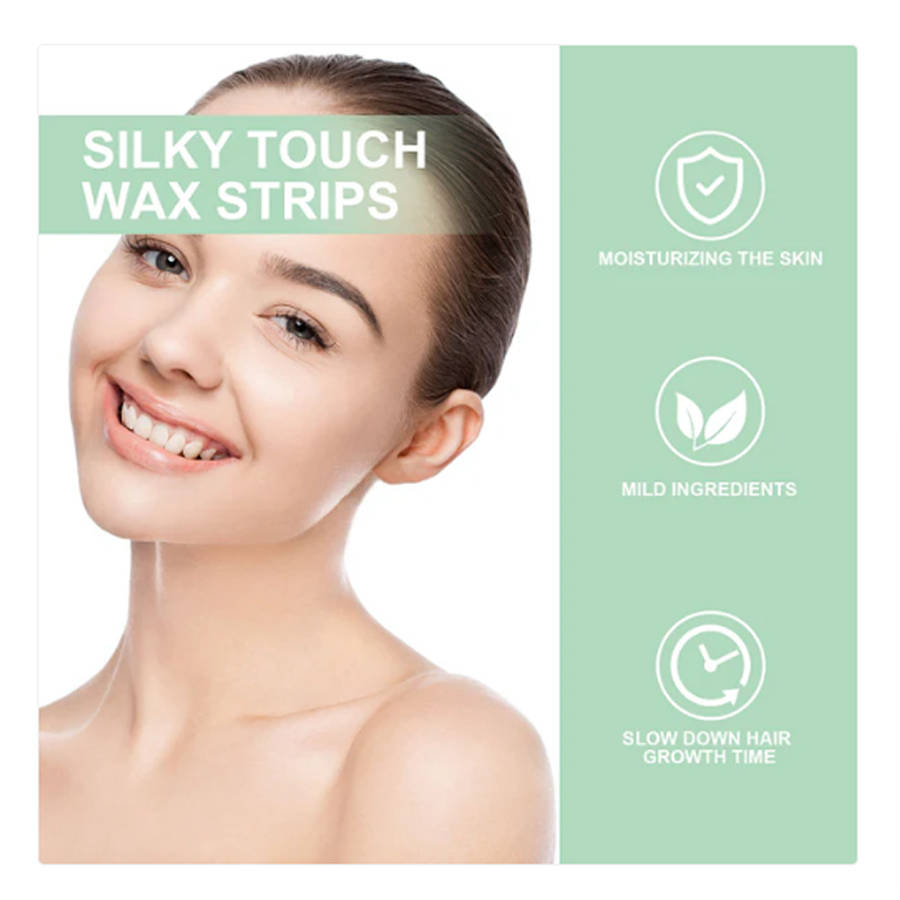 40-Piece All Skin Types Facial Wax Strips
