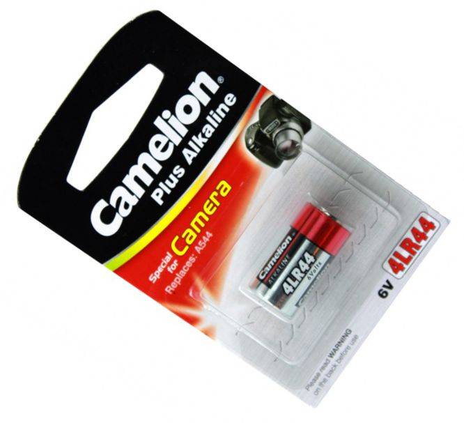 Camera battery 6v 165mah alkaline plus 4lr44-bp1(0%hg)