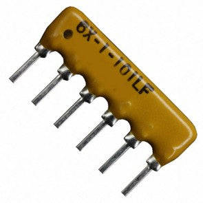 Network resistor sil 06-pin 5-res 2k2 hra-a06-222-j