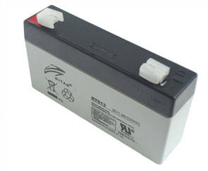 Battery sla 6v 1.3ah 97x24x52mm rt613
