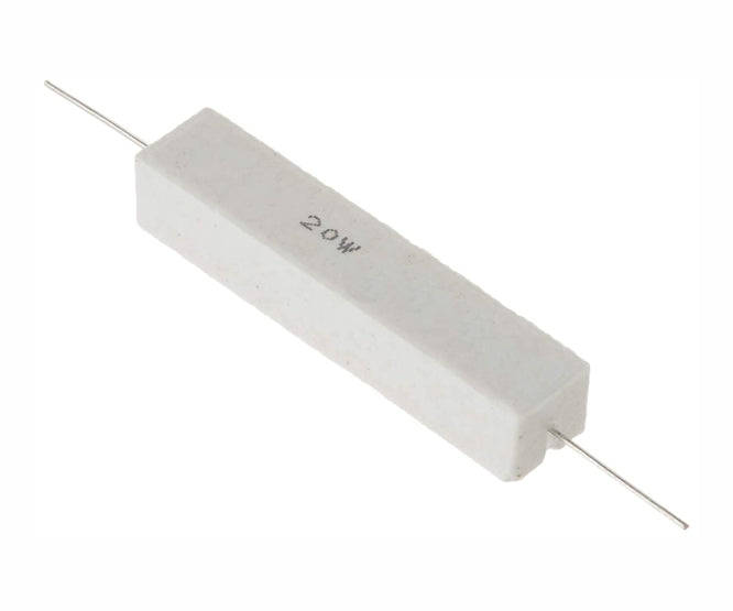Ceramic resistor 20w square w/w 47e sqp2000-47e-j-bp
