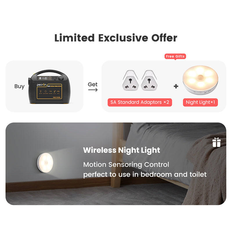 PECRON P600 600W Portable Power Station