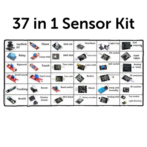 37 in 1 sensor kit contents