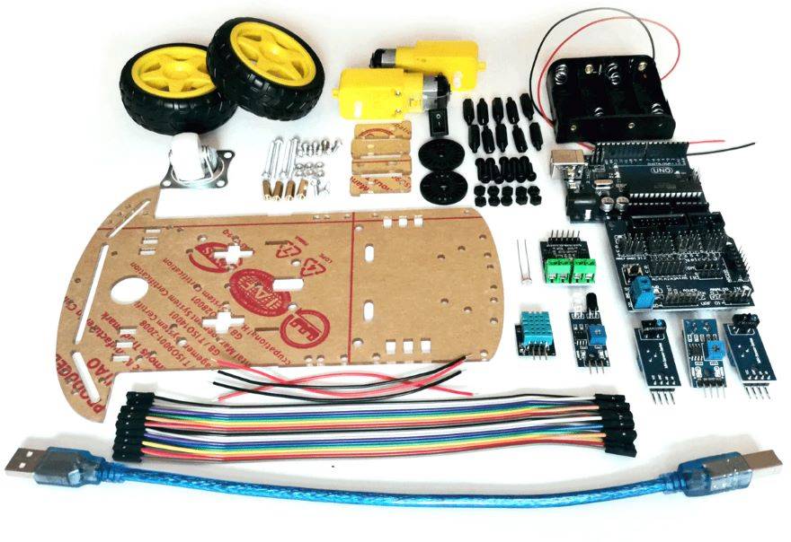 2WD Arduino DIY Robot Chassis and Electronic Kit