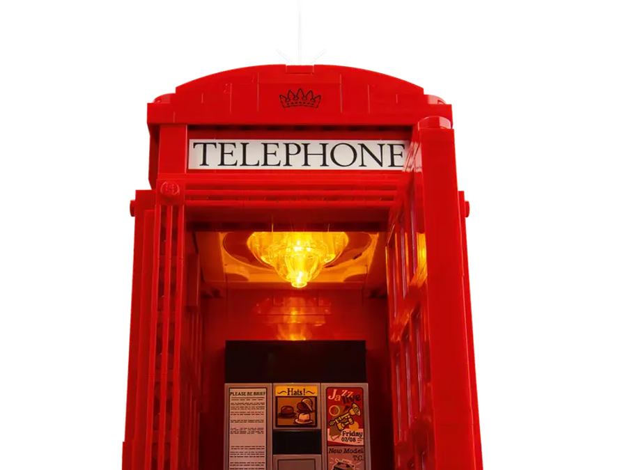 LEGO® Ideas Red London Telephone Box (21347)
