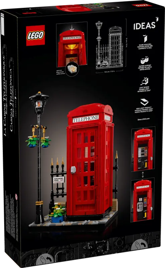 LEGO® Ideas Red London Telephone Box (21347)