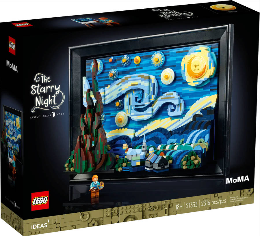 LEGO Ideas 21333 The Starry Night (Vincent van Gogh) (Hard to find set)