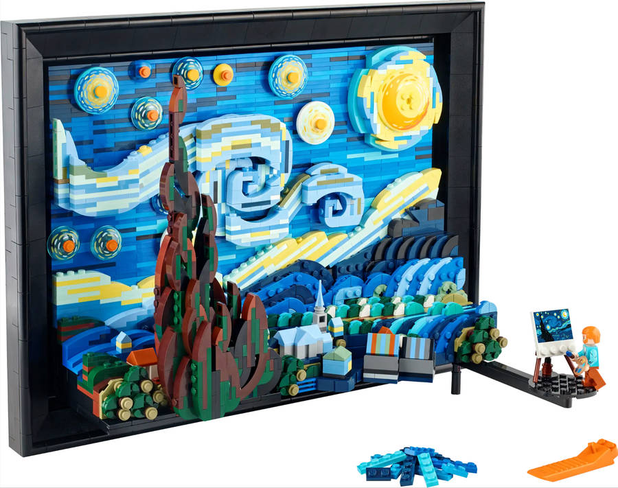 LEGO Ideas 21333 The Starry Night (Vincent van Gogh) (Hard to find set)