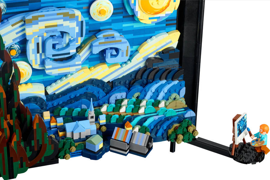 LEGO Ideas 21333 The Starry Night (Vincent van Gogh) (Hard to find set)