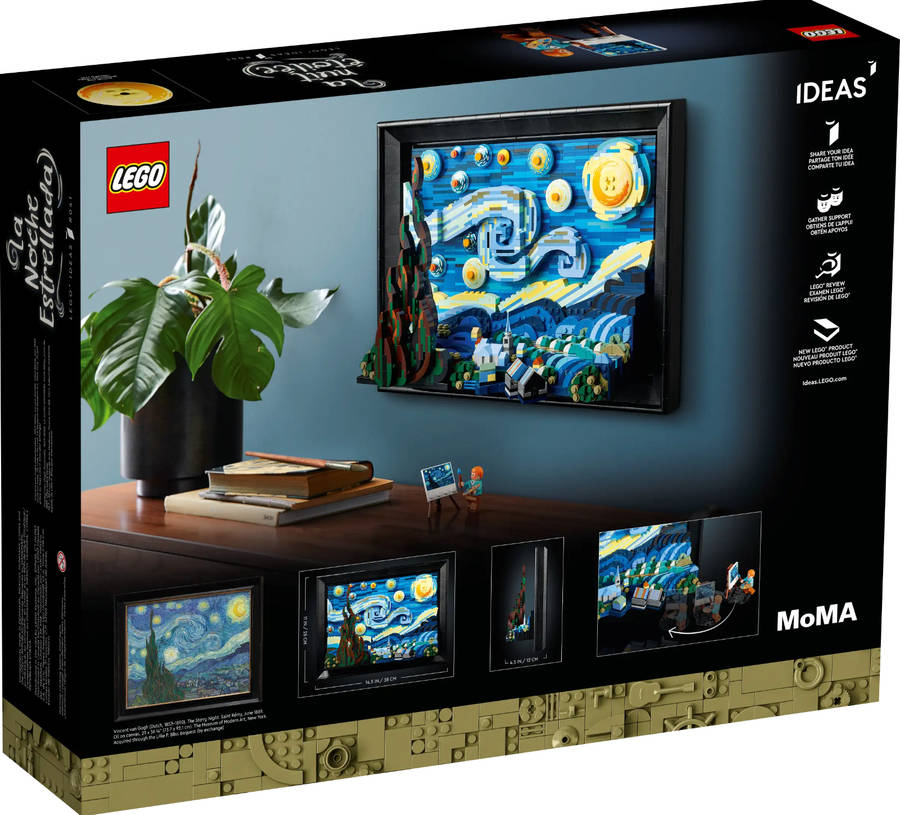 LEGO Ideas 21333 The Starry Night (Vincent van Gogh) (Hard to find set)