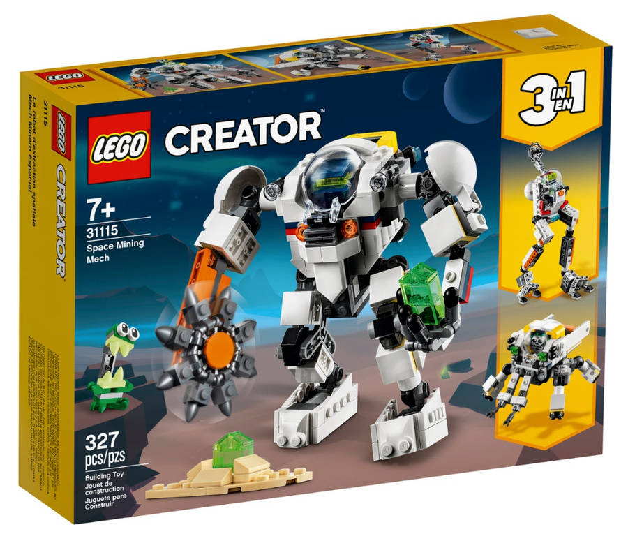 LEGO Creator 3-in-1 31115 Space Mining Mech