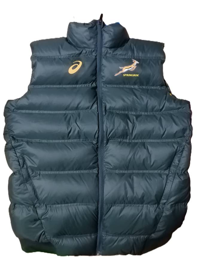 ASICS MENS SPRINGBOKS SLEEVELESS JACKET