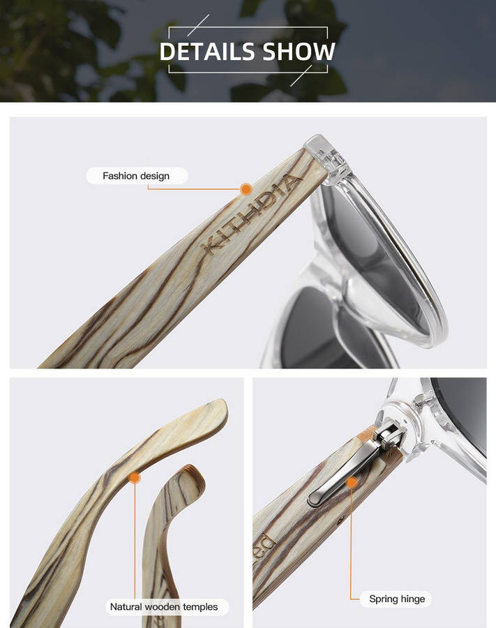 Polarized Wood Kalahari Sunset Hues