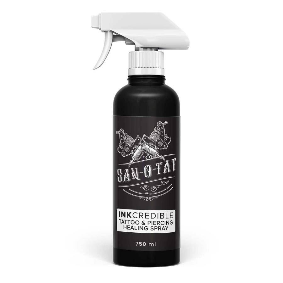 San-O-Tat Tattoo & Piercing Healing Spray - 750ml San-O-Tat: Wholesale Pack Of 8 Bottles