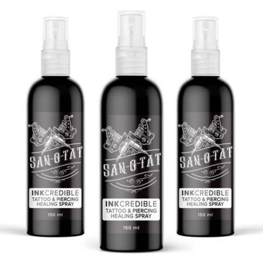 San-O-Tat Tattoo & Piercing Healing Spray - 750ml San-O-Tat: Wholesale Pack Of 8 Bottles